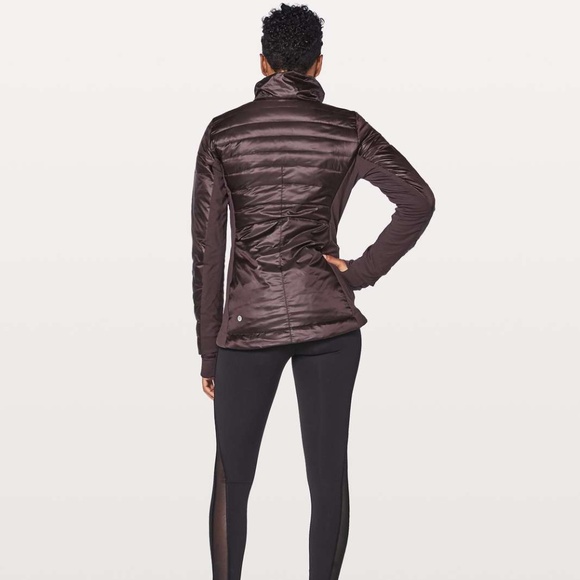 Lululemon Down For A Run Pullover II Black Cherry Sz 6❤️ - Picture 3 of 9